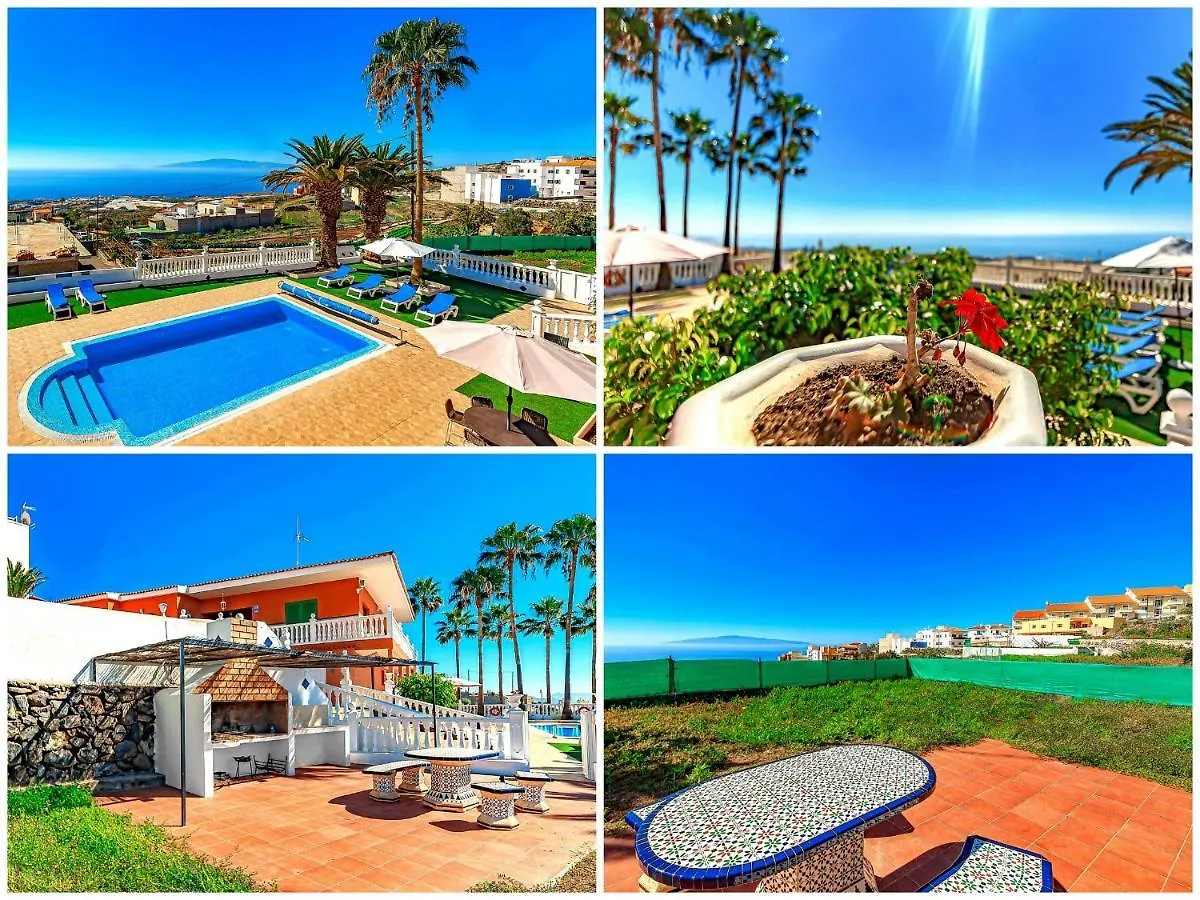 Villa Raquel With Private Pool And Sea View Los Menores